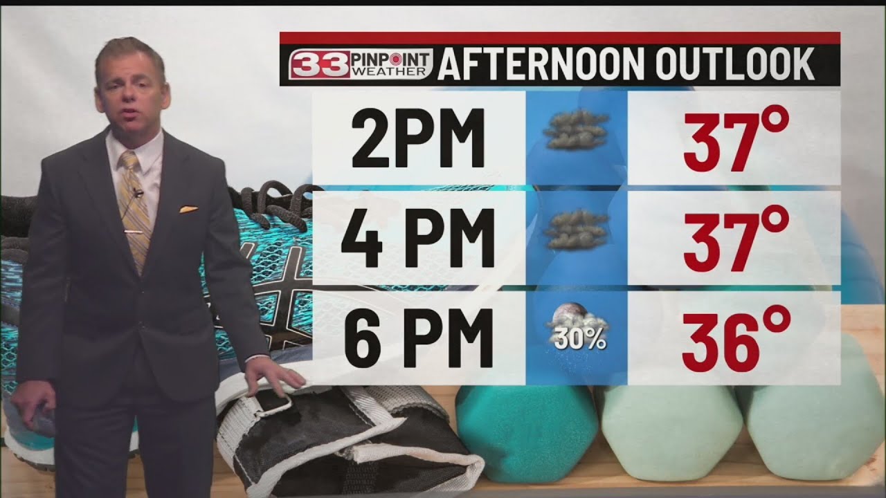 Cloudy with light snow moving in overnight into Thursday - YouTube