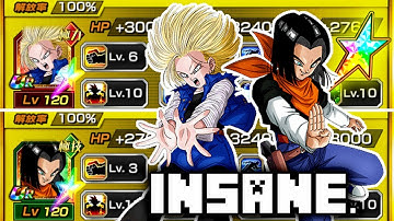 THESE NEW F2P ANDROIDS ARE AMAZING! 100% STR Future 18 & TEQ Future 17 Showcase! | DBZ Dokkan Battle