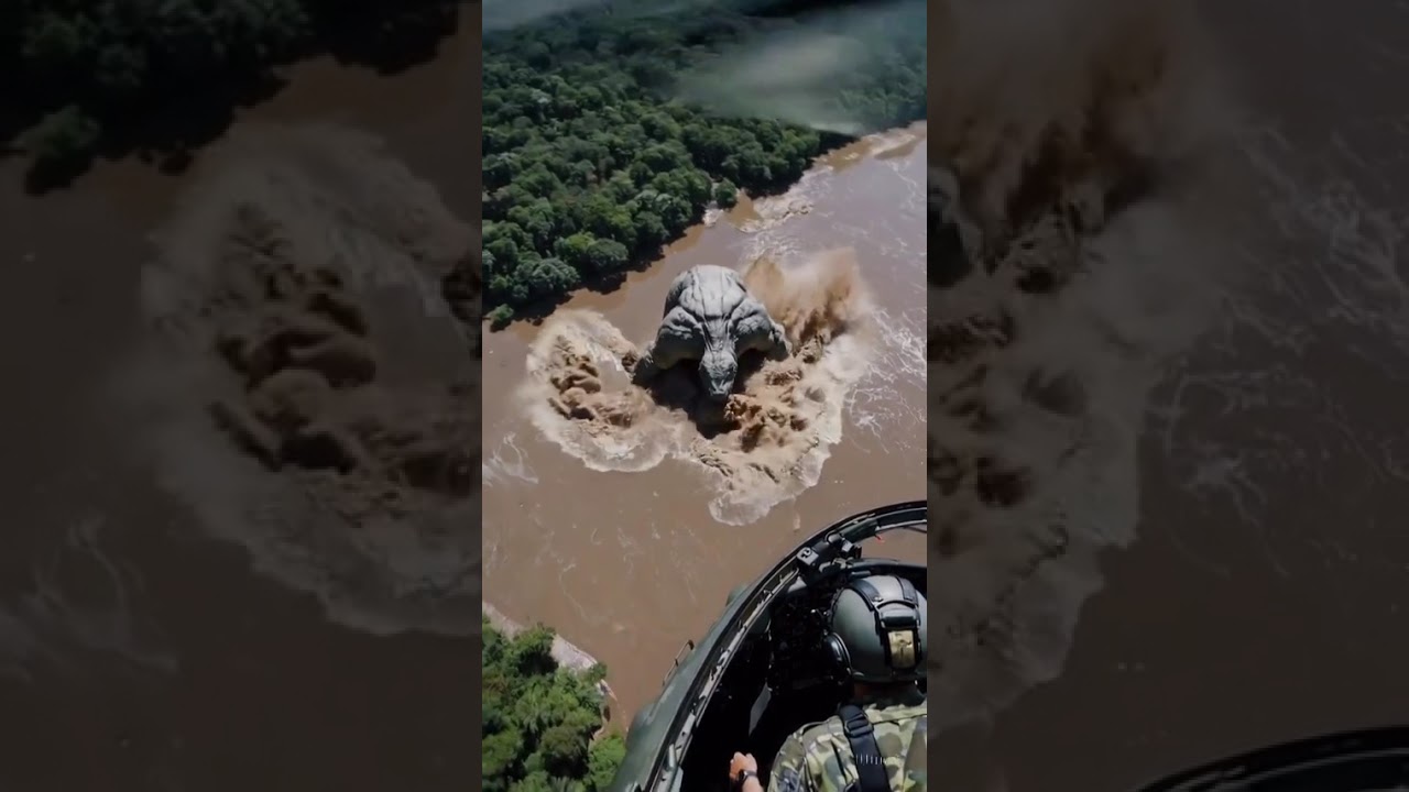 На недавних видеозаписях запечатлено колоссальное, почти легендарное существо, выходящее из глуби...
