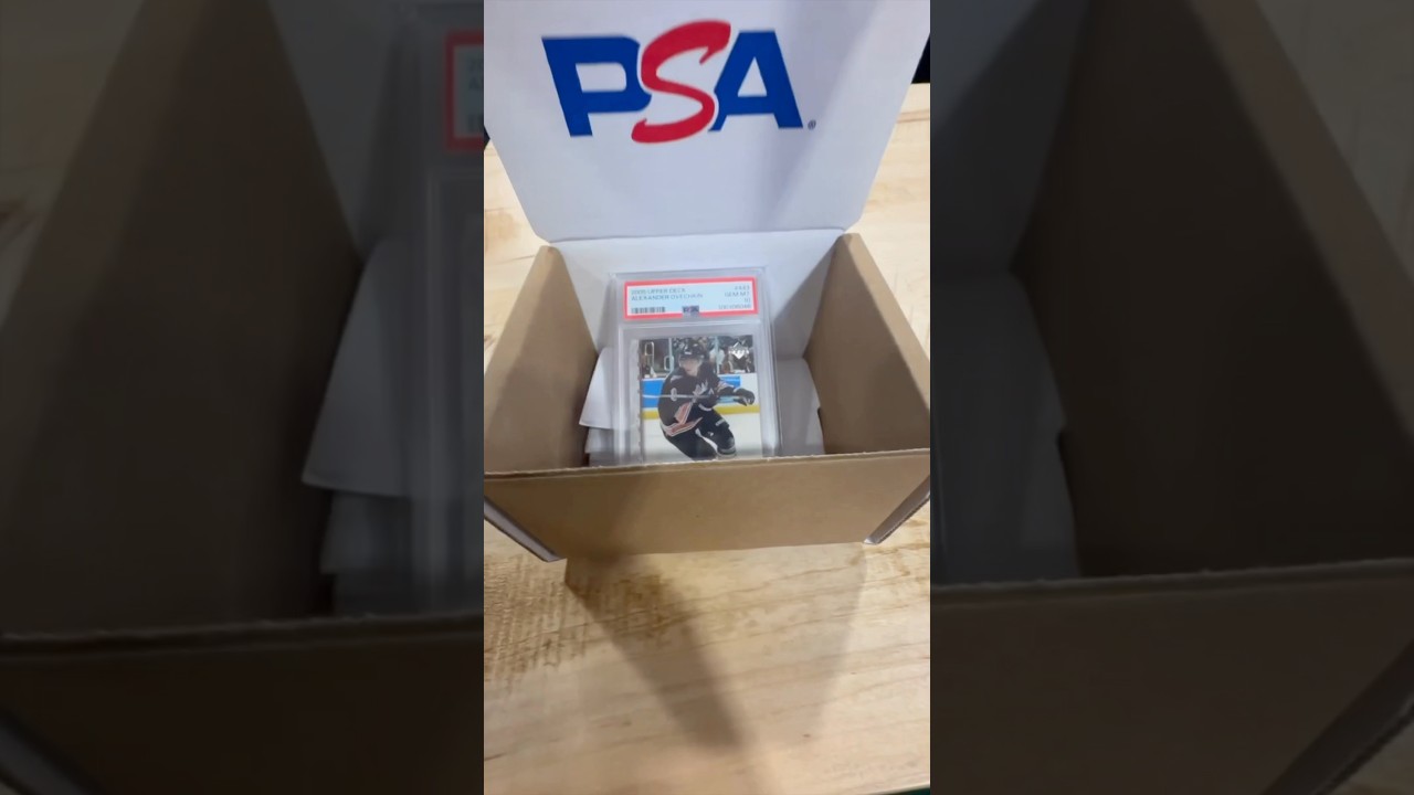 Pulled Ovechkin rookie in 2006, graded 18 years later! 