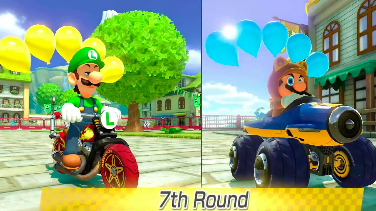 Mario Kart 8 Deluxe – Balloon Battle 2 Players Gameplay Multiplayer