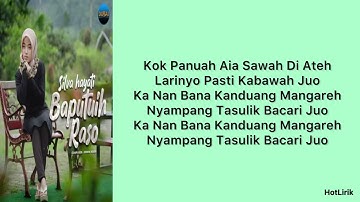 Silva Hayati - Baputuih Raso | Lirik Lagu Minang