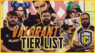 EL MEJOR AGENTE DE VALORANT | TIER LIST con LUCAS ROJO, MCJUANKAR y RAYZZ 