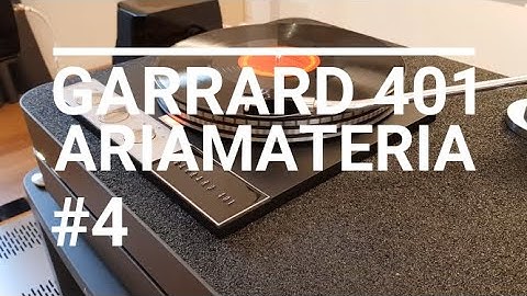 Garrard 401 - Ariamateria Plinth #4