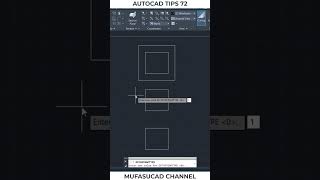 AutoCAD Tips 72 Offset Gap #shorts