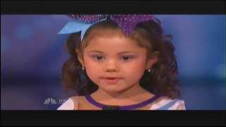 5 Year Old Darby Does Amazing Cheerleading Stunts (Full Audition)