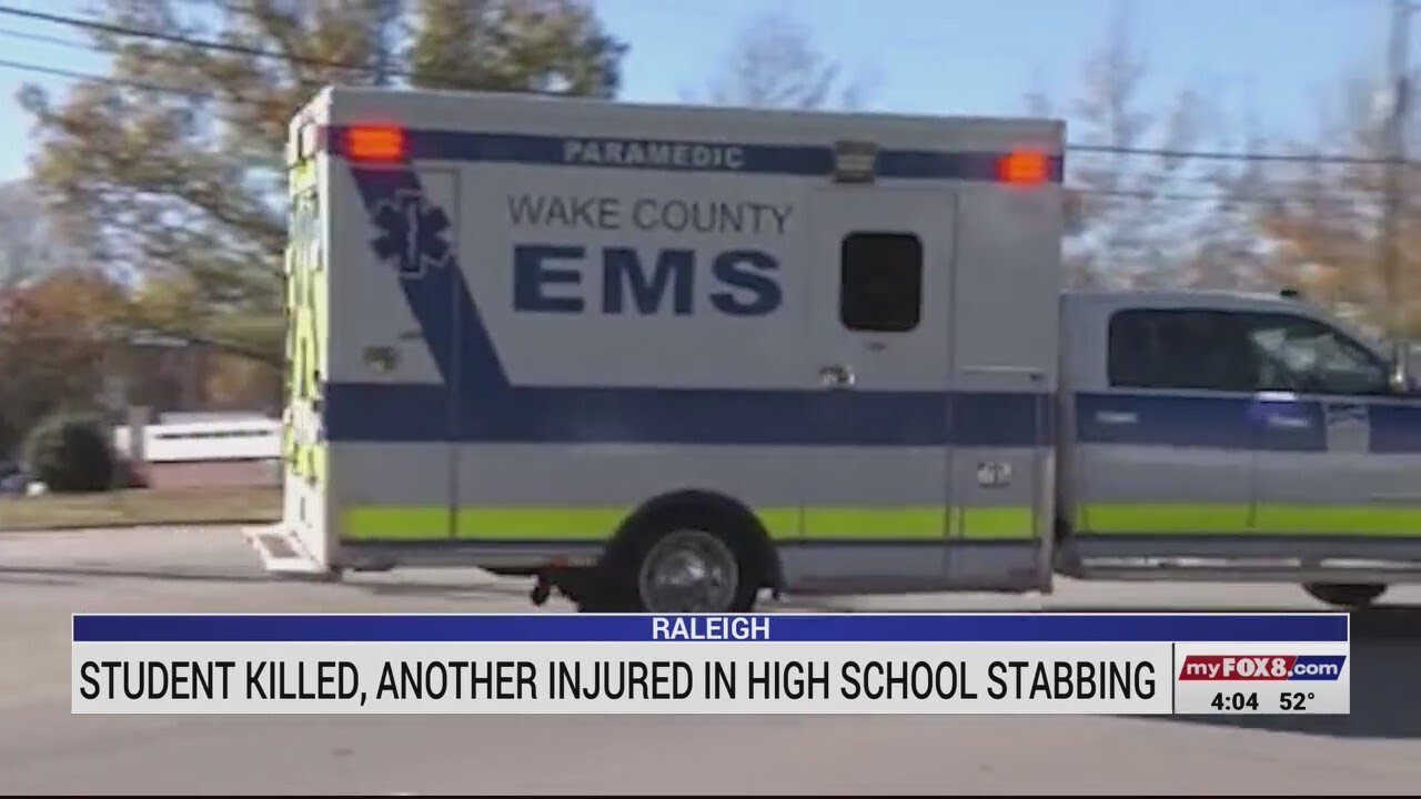 Student killed, another injured in Raleigh high school stabbing - YouTube