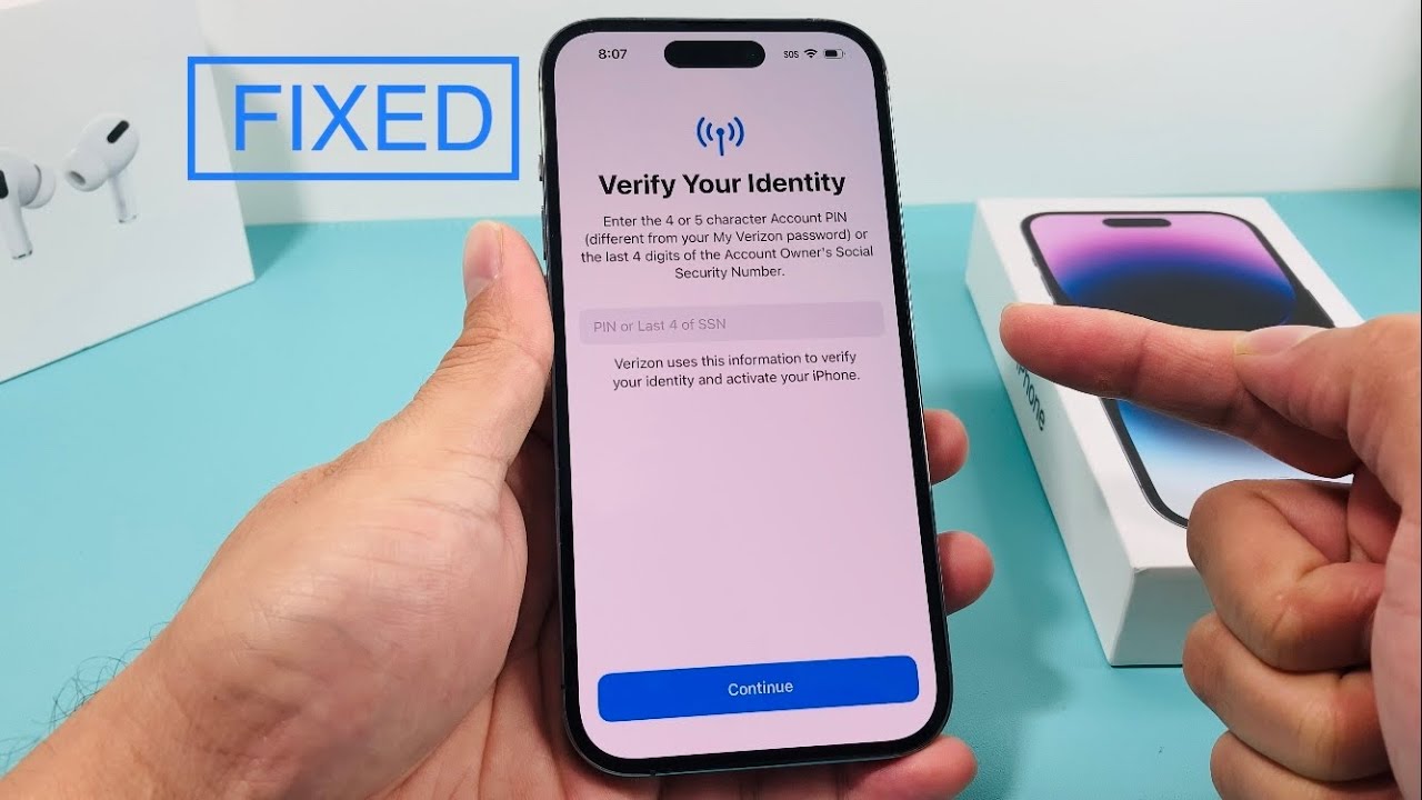 How to VERIFY your  ACCOUNT on iPhone/iPad 