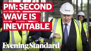 Boris Johnson says UK 'now seeing second coronavirus wave coming in'