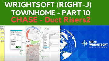 Wrightsoft (Part 10): Manual J Heat Load Calculation-Townhomes-Duct Risers2