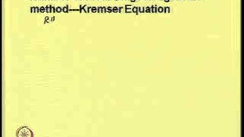 Mod-02 Lec-08 Interphase Mass Transfer and Mass Transfer Theories Part 3