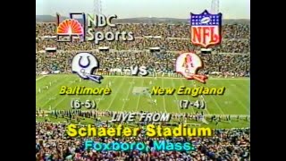 1980 Week 12 - Colts vs. Patriots