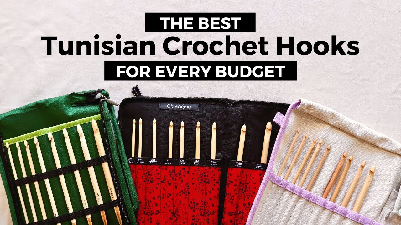 Best Tunisian Crochet Hook Set for Any Budget! [Beginner Tunisian Crochet  Hooks for Gifts] 