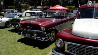 Exposición de autos antiguos en Los Sabinos en Atotonilco el Alto Jalisco