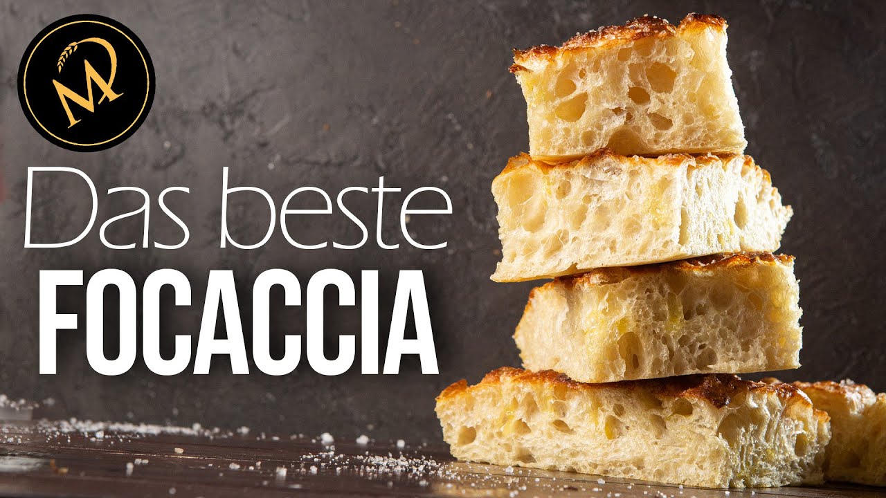 Das beste Focaccia, das ich je gegessen habe - Dieses Rezept musst du probiert haben!