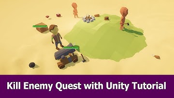 Quest System: Kill Enemy Quest with Unity (Low Poly Game Kit)