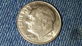 1995 P ROOSEVELT DIME: 1,125,500,000 MINTED AND OTHER INTERESTING FACTS!