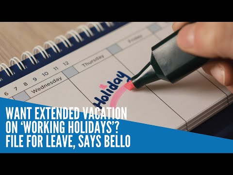 Want extended vacation on ‘working holidays’? File for leave, says Bello