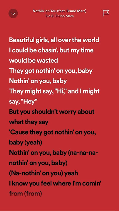 B.o.B & Bruno Mars - Nothin’ on You  #hits #spotifylyrics #tiktok #trending #summer #viralhits