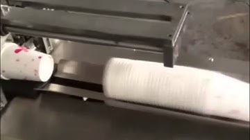 Automatic Paper Cup Counting & Packing Machine