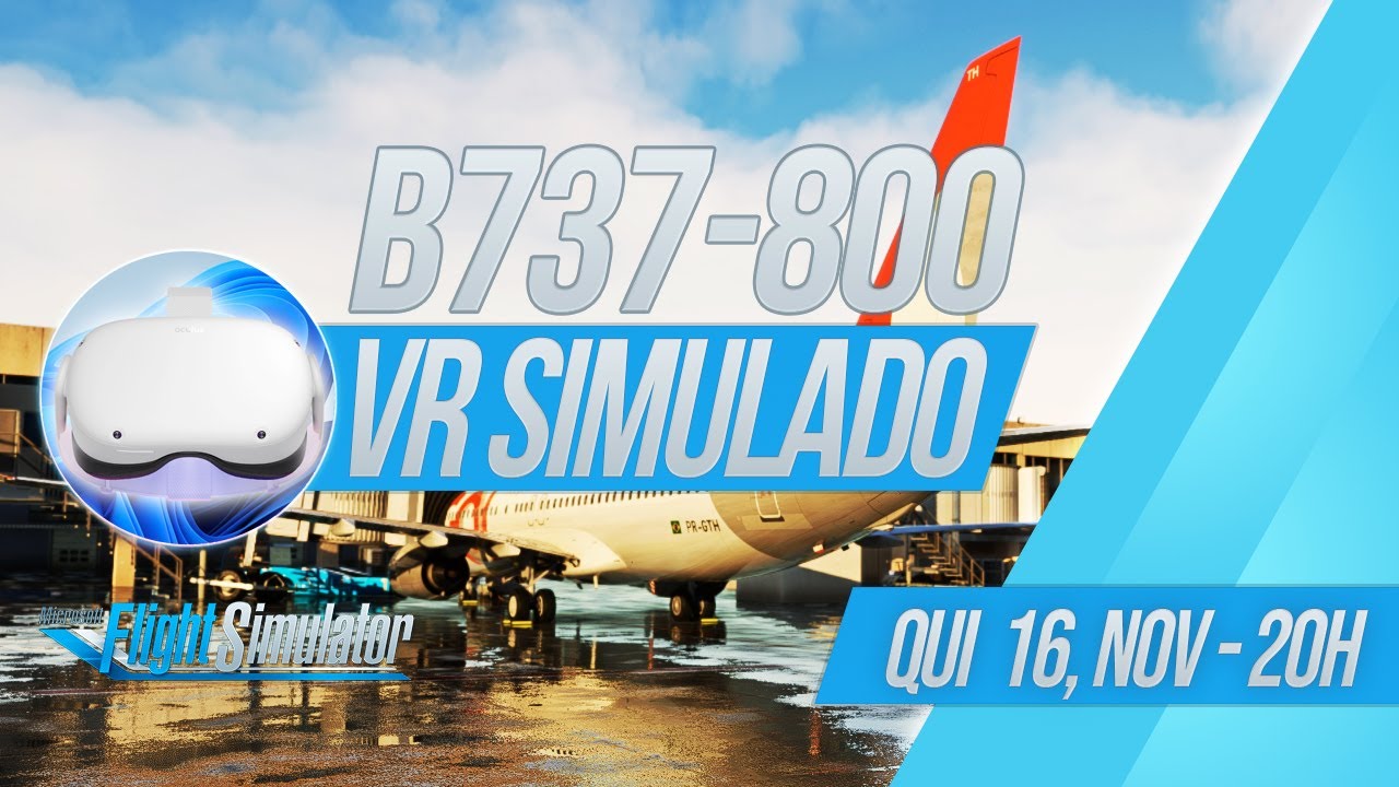 LIVE STREAM Voo da GOL de Boeing B737-800 da PMDG no Microsoft Flight ...