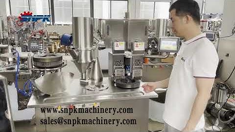 Double Loader Semi Automatic capsule filling machine