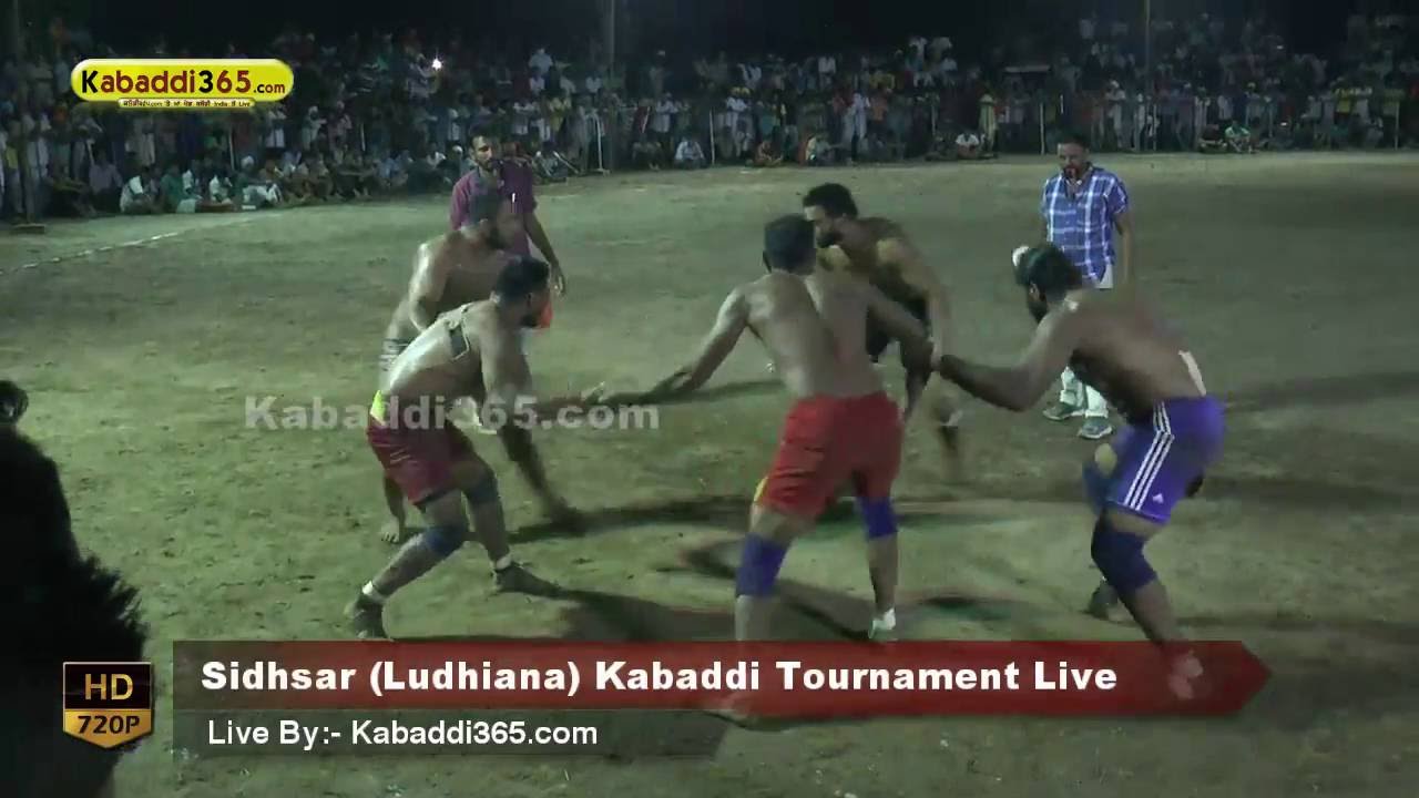 Semi Final & Final Sidhsar Sahib (Ludhiana) Kabaddi Tournament 1 Sep 2016