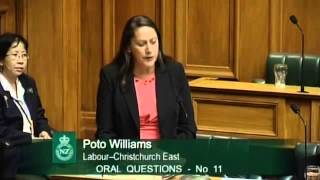 02.04.15 - Question 11: Poto Williams to the Minister for Social Housing