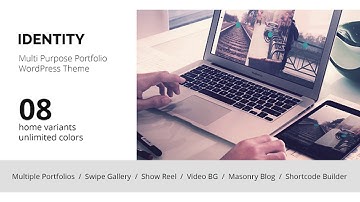 IDENTITY - WordPress Multi-Purpose Portfolio | Themeforest Website Templates and Themes