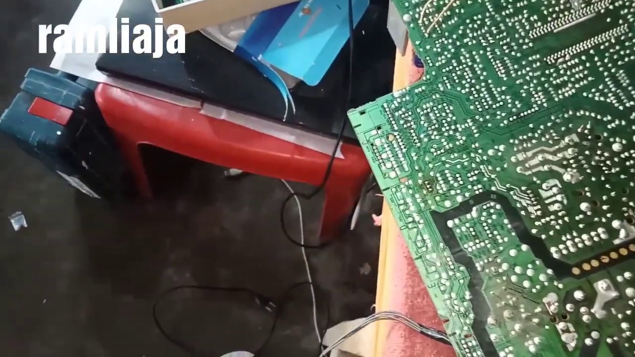 cara memperbaiki tv Lg 29 inchi.kerusakan payah hidup.lampu stand by