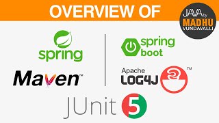 Overview of Spring | Spring BOOT | Maven | Log 4J | Junit By Madhu Vundavalli Guide