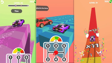 Gear Race 3D level 1-50 Gameplay Walkthrough iOS