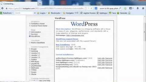 Hướng dẫn cài đặt wordpress trên hosting quản lý bằng control panel