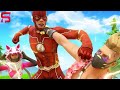 FLASH BEATS UP DRIFT... ( Fortnite Roleplay)