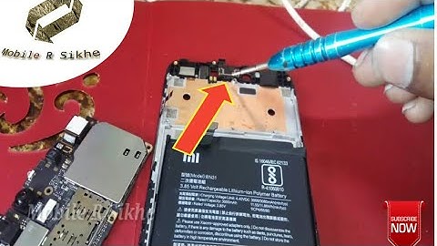 Xiaomi Redmi Y1 Front Speaker Problem || Solution || 100%