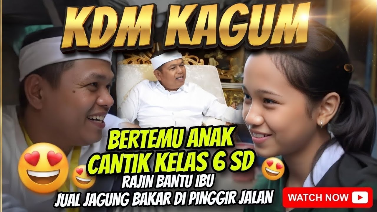KDM KAGUM‼️BERTEMU GADIS CANTIK KLS 6 SD  RAJIN BANTU IBU JUALAN JAGUNG BAKAR#dedimulyadi #kdm 