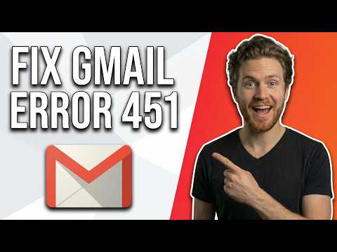Fix Gmail Error 451 (Quick Troubleshooting Guide)