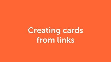 Creating Trello cards from links