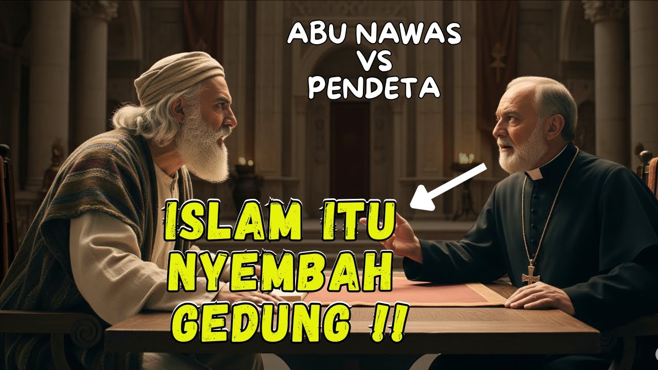 JAWABAN JENIUS ABU NAWAS . DEBAT PANAS
