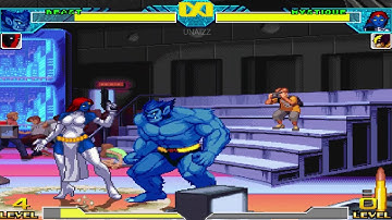 Beast & Deadpool VS Mystique & Wolverine I Marvel vs Capcom Maximum