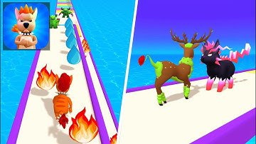 Evolving Run 🌊🔥🍃 All Levels Gameplay Trailer Android, ios New Game