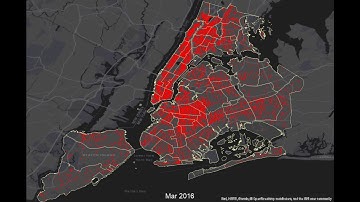NYC 311 Rodent Complaints - Cumulative from Jan 2013 to Mar 2018