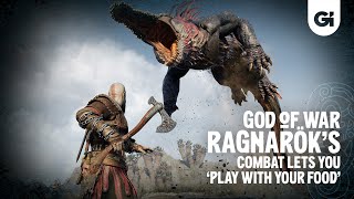 God of War Ragnarök&#39;s Combat Lets You Play With Your Food | Exclusive Gameplay