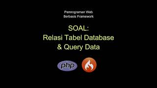 CodeIgniter - Soal Ujian (part 1)