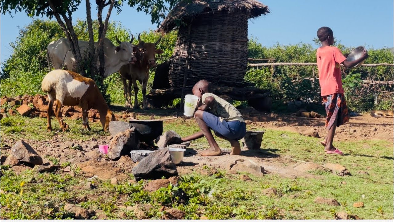 This is The Real African Village Life#village mom Cooking Delicious African Cuisine