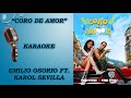 karaoke "Coro de Amor" - Emilio Osorio Ft. Karol Sevilla