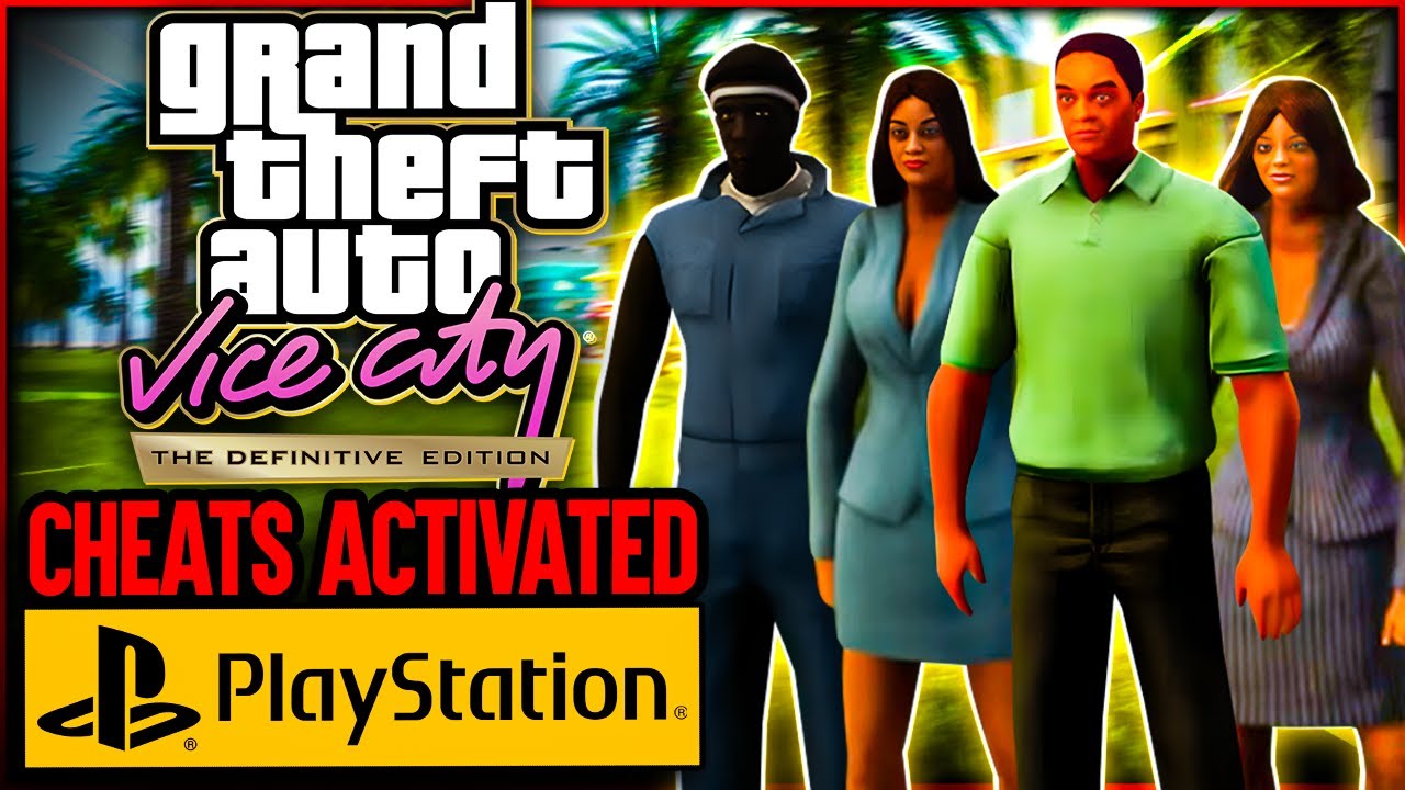 GTA Vice City Cheats for PS5, PS4, PS3 & PS2 (Definitive Edition Cheat Codes )