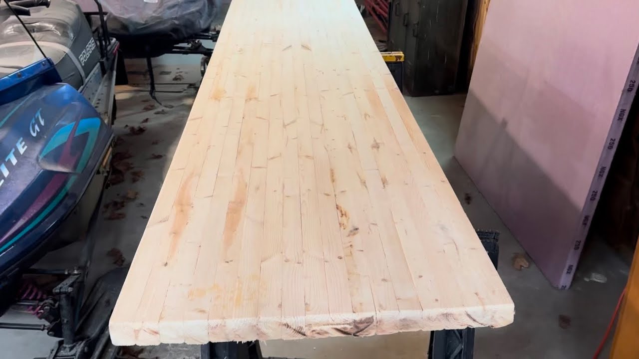Make Your Own Butcher Block Countertop YouTube Make Your Own Butcher Block Countertop YouTube