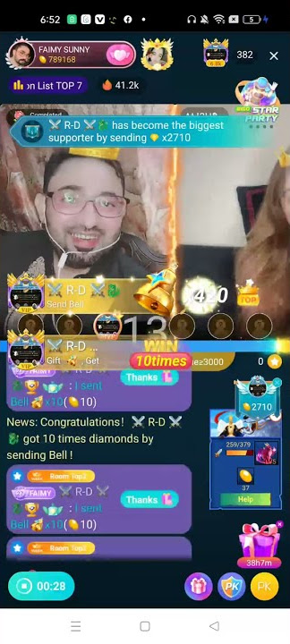 BIGO Live Play Pk Faimy With Alishba Playing Rocky Dada