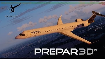 New Aerosoft CRJ Professional | EDDL (Düsseldorf) - EDDM (Munich) Flight | RTX 2070 Super | P3D V4.5